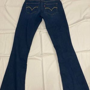 Womens size 27Wx30L Levi's 525 Too Superlow Low rise Denim Jeans Y2K